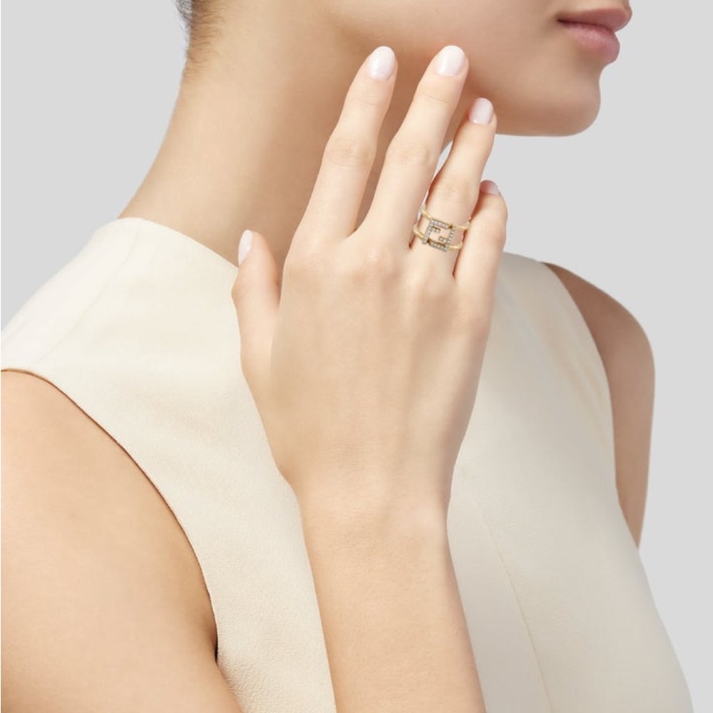 FENDI FF Ring - Gold